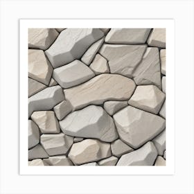 Stone Wall 20 Art Print