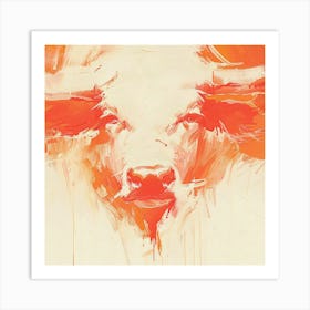 Bull Head Art Print