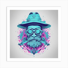 Sailor wizard Art Print