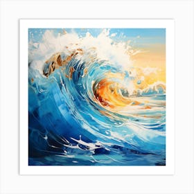 Waves Art Print