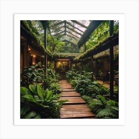 Tropical House - Tropical House Stock Videos & Royalty-Free Footage Art Print