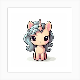 Cute Unicorn 321 Art Print