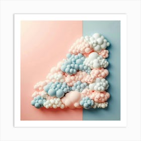 Cloud cover Art Print