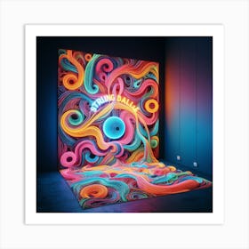 Neon Art Art Print