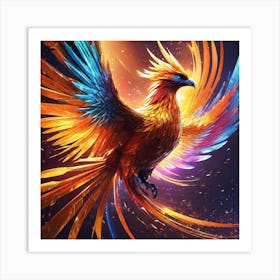 Phoenix Bird 9 Art Print