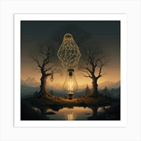 Default Title Illuminating Creativity Natures Geometric Lightb 0 Art Print