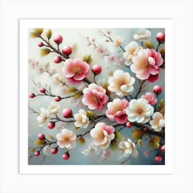 Cherry Blossoms 1 Art Print