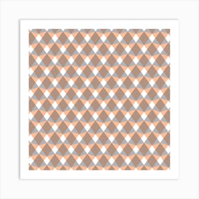 Argyle Pattern Art Print