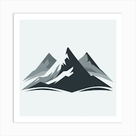 Mountain Range Art Print