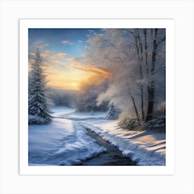 Winter Landscape 5 Art Print