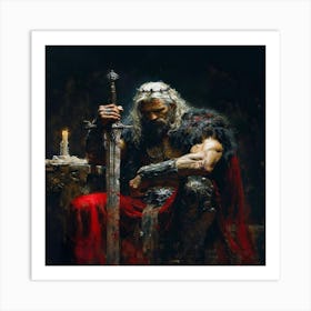 King Athur Art Print