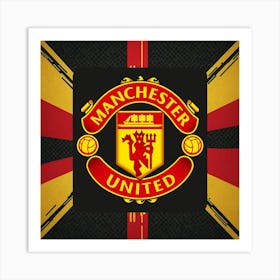 Manchester United F.C. Logo Wall Art 16 Art Print