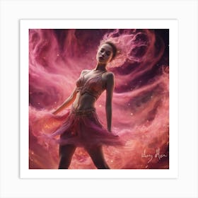 Cosmic dance Art Print