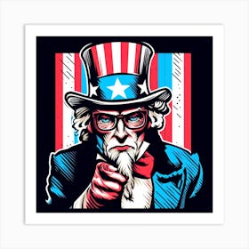 Uncle Sam Art Print