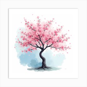 Cherry Blossom Tree Art Print