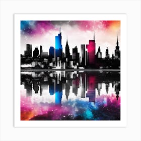 City Skyline 5 Art Print