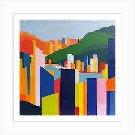 Abstract Travel Collection China 1 Art Print