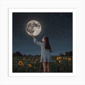 Full Moon Art Print