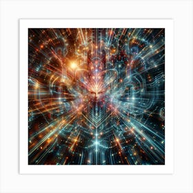 Psychedelic Abstract Art Art Print