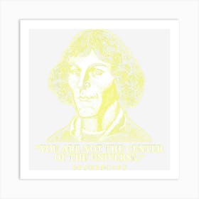 Nicolaus Copernicus Funny Mathematician Art Print