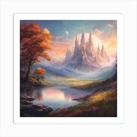 Fantasy Landscape Painting Art Print