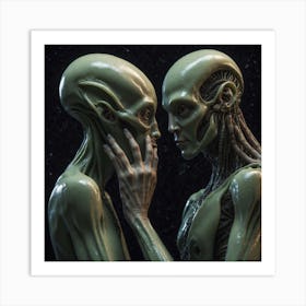 Alien Love 1 Art Print