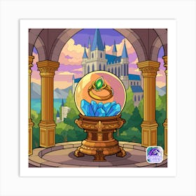 Fairytale Castle Art Print