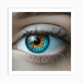 Blue Eye 6 Art Print