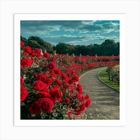 Red Roses Art Print