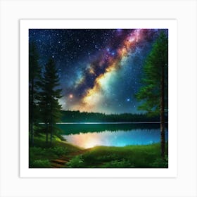 Starry Night Sky 20 Art Print