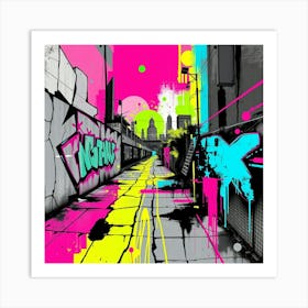 Graffiti Street Art Art Print