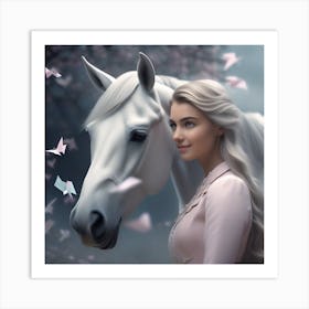 Fairytale Horse 11 Art Print