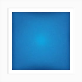 Blue Abstract Painting Art Print