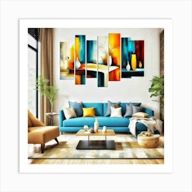 Perfect blend 2 (Theme for Living room) Art Print