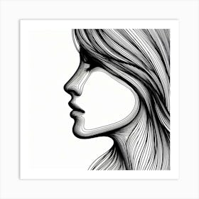 Portrait Of A Woman 23 Art Print