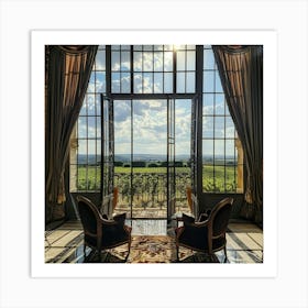 Stockcake Elegant Window View 1719803199 1 Art Print