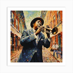 Jazz in New Orleans Art Print