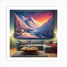 Landscape Painting Art Print