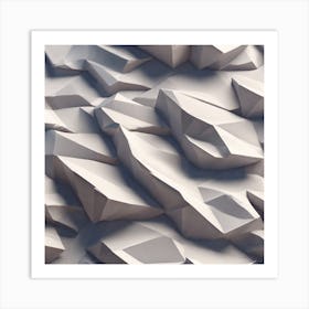 Abstract Polygons Art Print