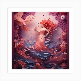 Mermaid 4 Art Print