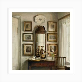 Room With A Mirror 4 Art Print