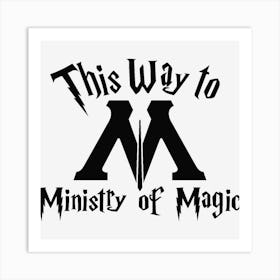 Ministry Of Magic Magic Art Print