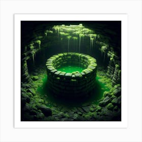 Mossy Cave Art Print