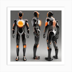 Futuristic Suit 36 Art Print