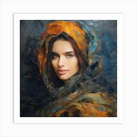 Portrait Of A Woman Art Print