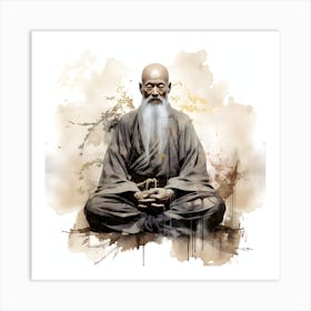 Meditation Series 02 By Csaba Fikker For Ai Art Depot 7 Art Print