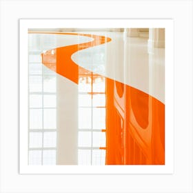 Orange Floor Art Print