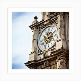 Clock Tower 1 Art Print