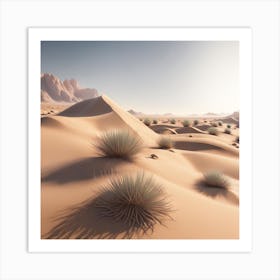 Desert Landscape 2 Art Print