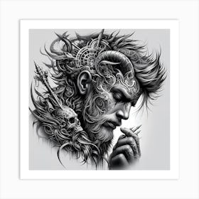 Demon 3 Art Print